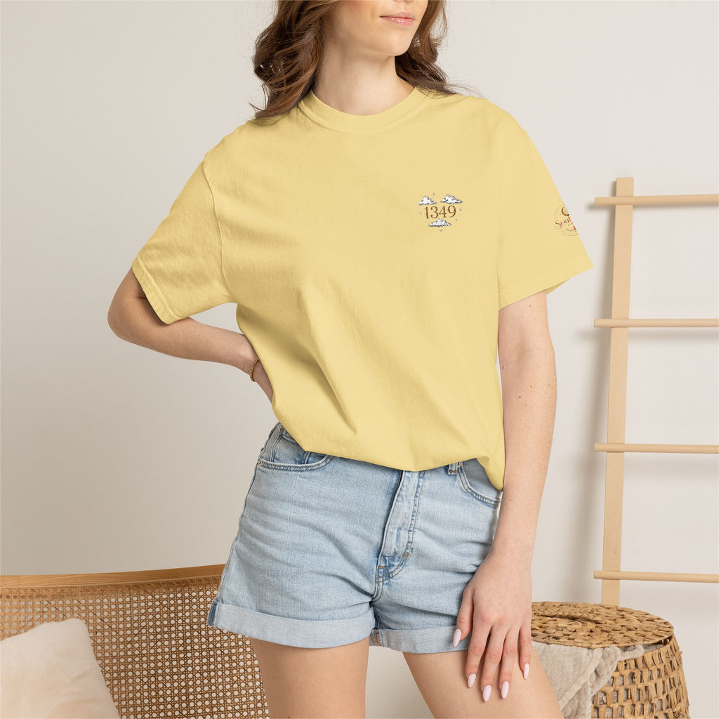 T-Shirt — Minimal Floral Heart Logo Tee