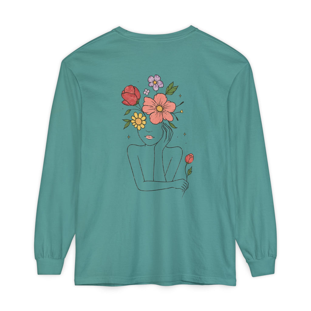 Unisex Garment-dyed Long Sleeve T-Shirt