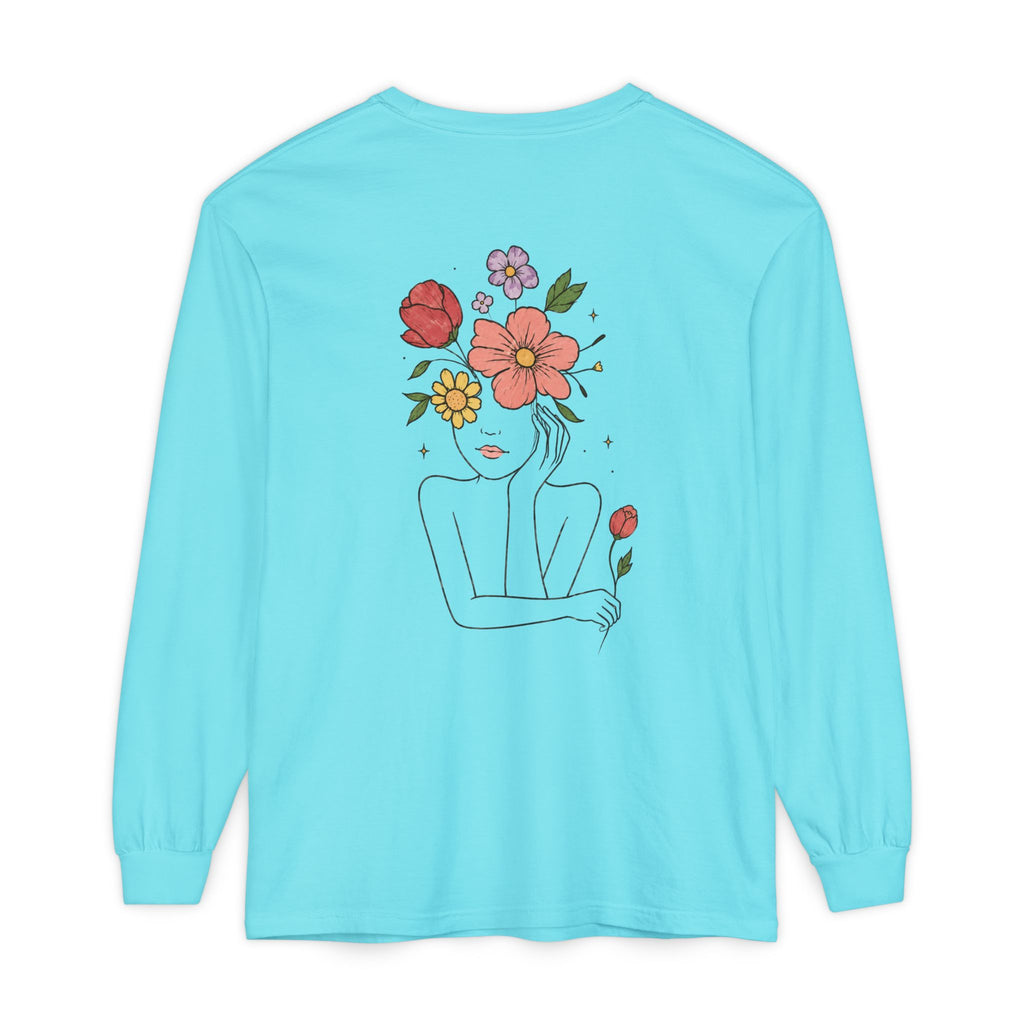 Unisex Garment-dyed Long Sleeve T-Shirt