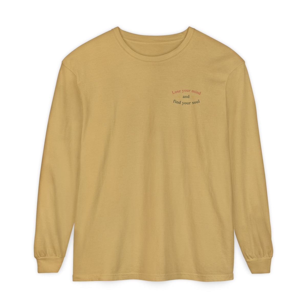 Unisex Garment-dyed Long Sleeve T-Shirt