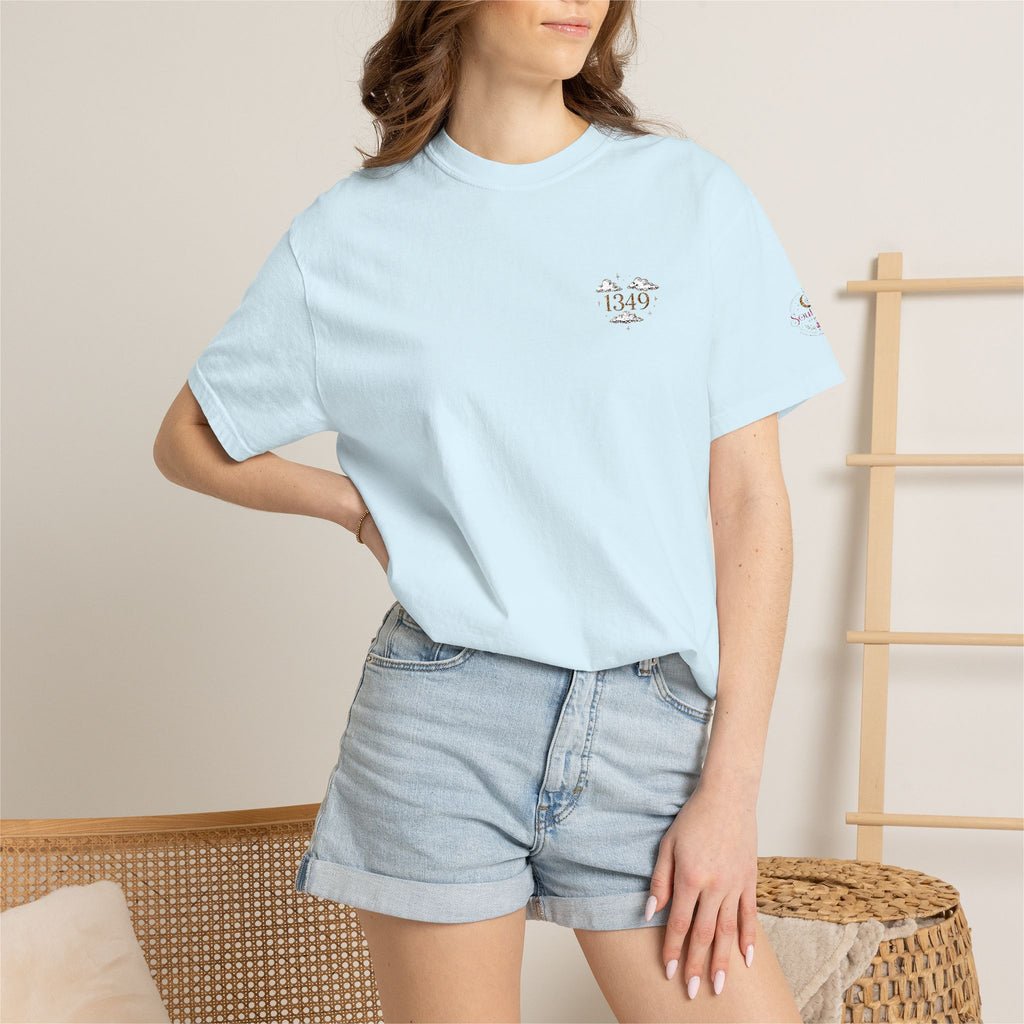 T-Shirt — Minimal Floral Heart Logo Tee
