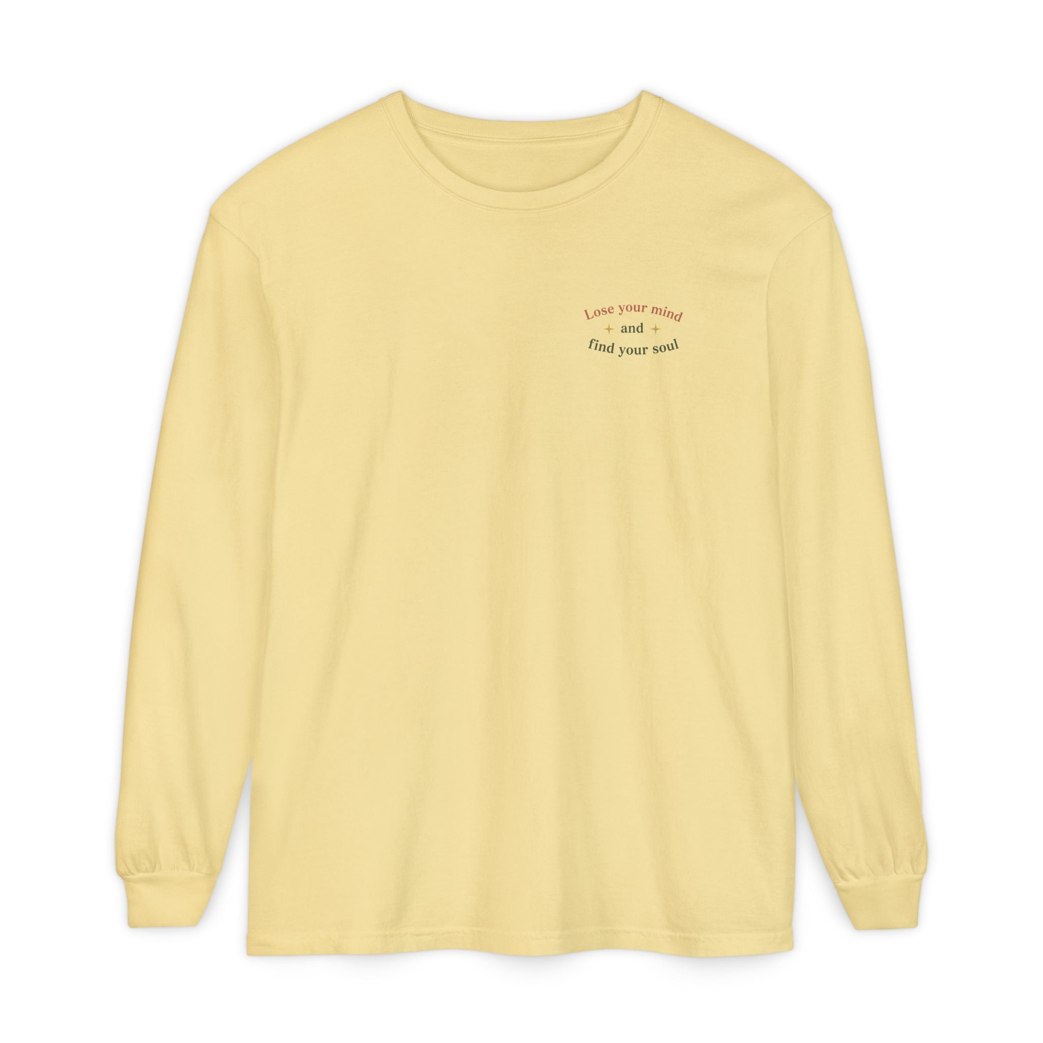 Unisex Garment-dyed Long Sleeve T-Shirt
