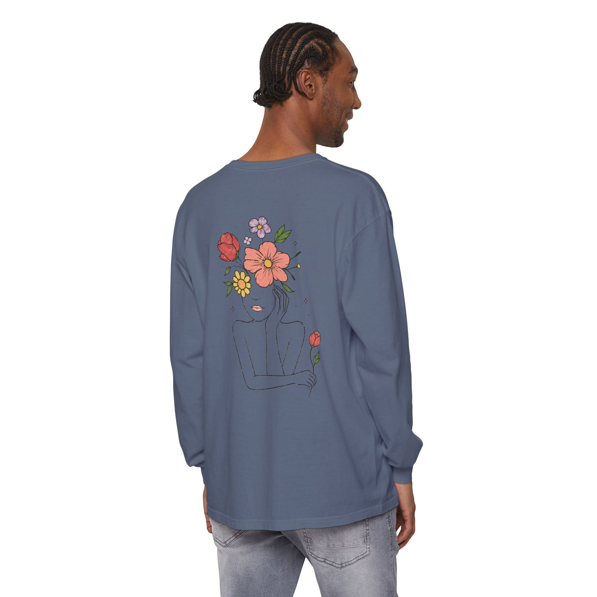 Unisex Garment-dyed Long Sleeve T-Shirt