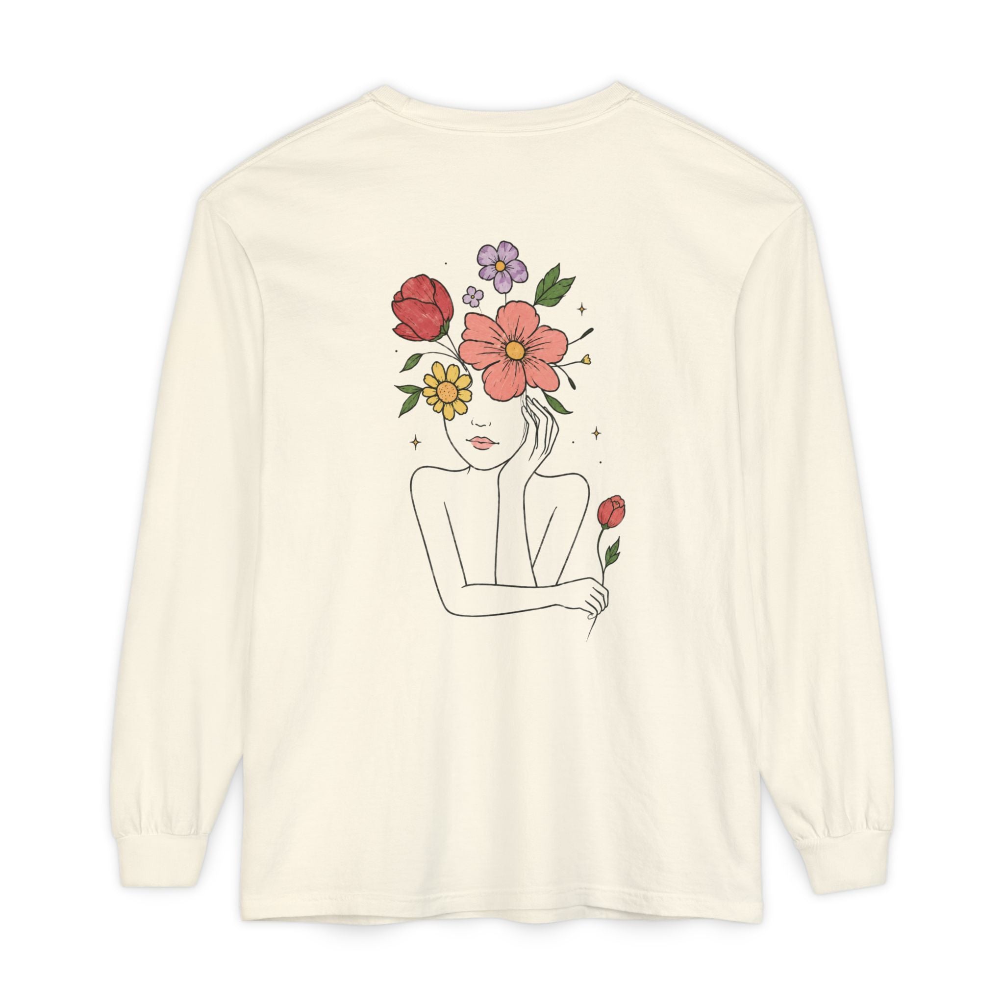 Unisex Garment-dyed Long Sleeve T-Shirt