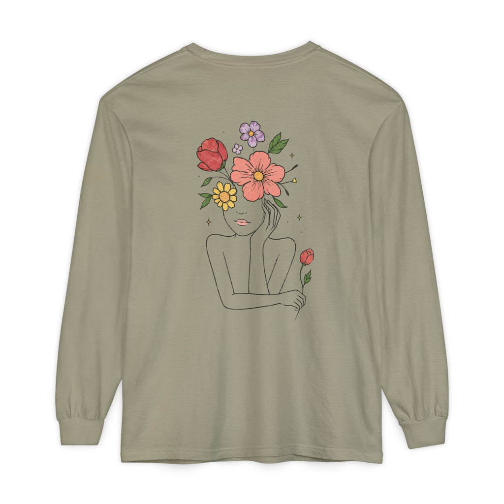 Unisex Garment-dyed Long Sleeve T-Shirt