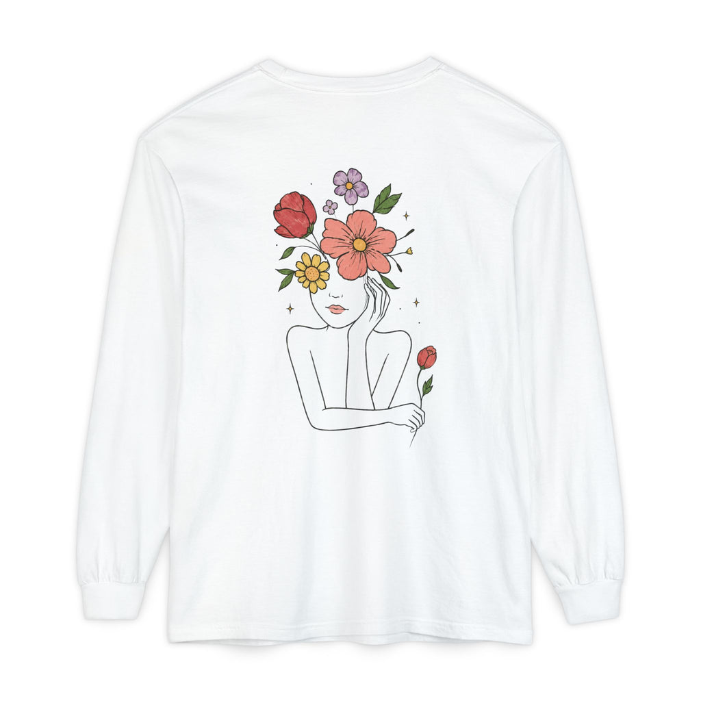 Unisex Garment-dyed Long Sleeve T-Shirt