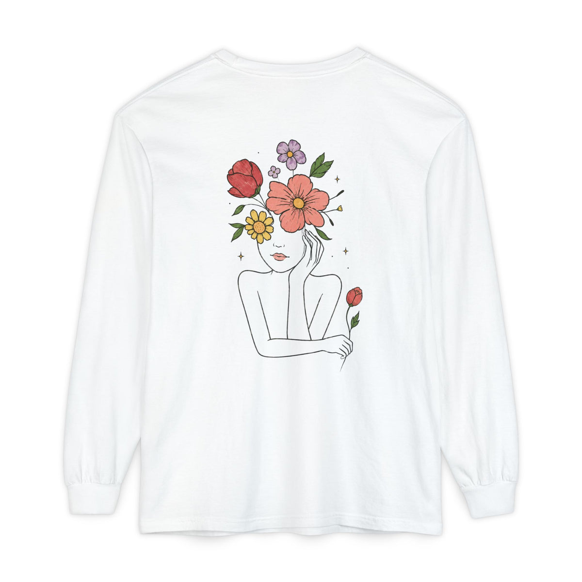 Unisex Garment-dyed Long Sleeve T-Shirt