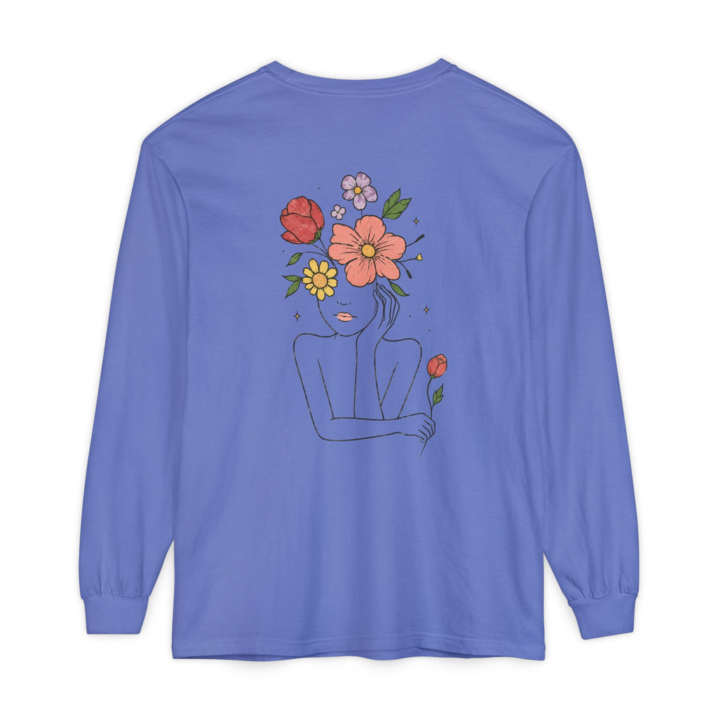Unisex Garment-dyed Long Sleeve T-Shirt