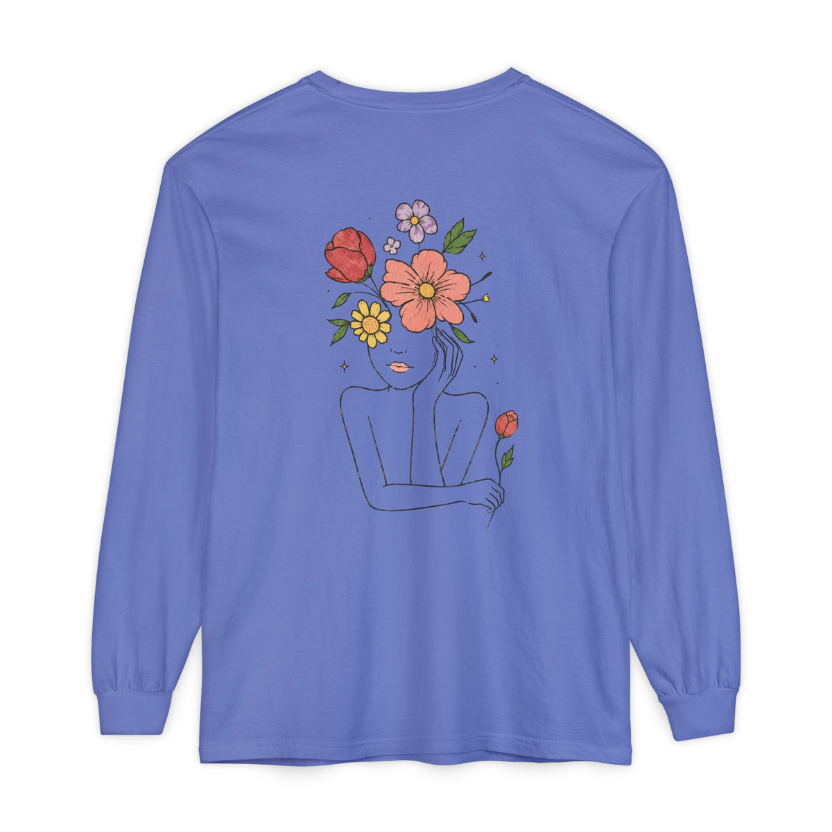 Unisex Garment-dyed Long Sleeve T-Shirt