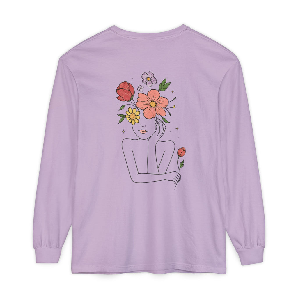 Unisex Garment-dyed Long Sleeve T-Shirt