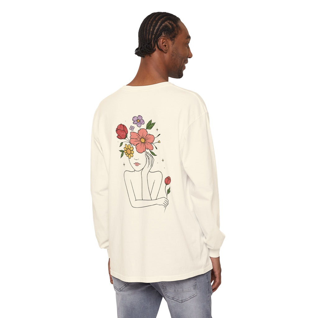 Unisex Garment-dyed Long Sleeve T-Shirt