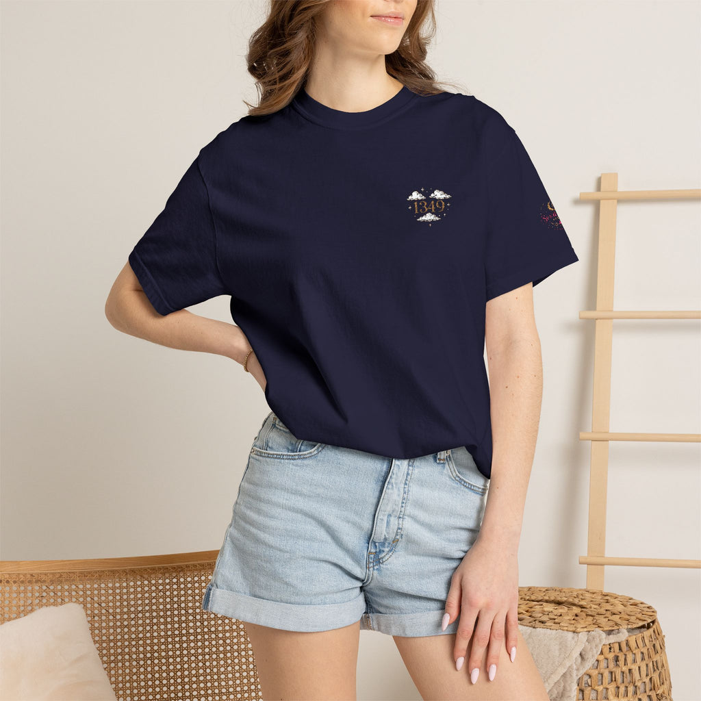 T-Shirt — Minimal Floral Heart Logo Tee