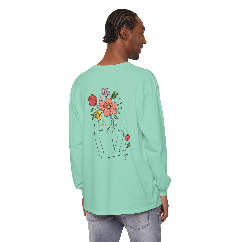 Unisex Garment-dyed Long Sleeve T-Shirt
