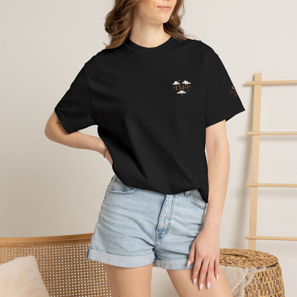 T-Shirt — Minimal Floral Heart Logo Tee