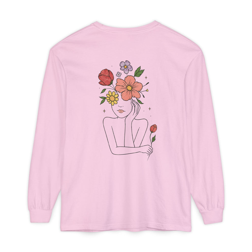 Unisex Garment-dyed Long Sleeve T-Shirt