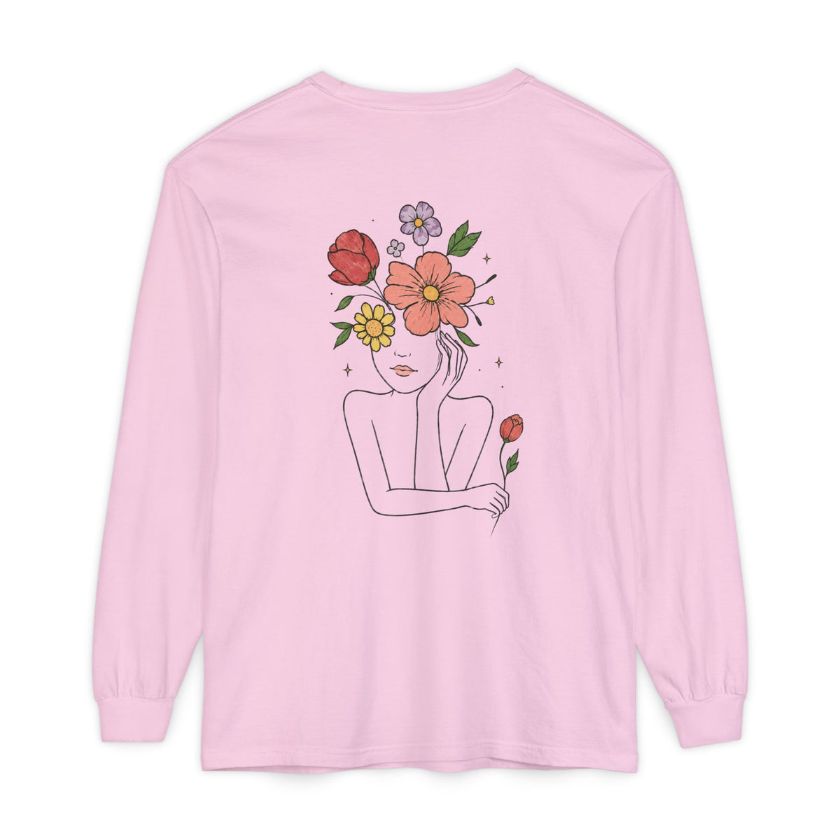 Unisex Garment-dyed Long Sleeve T-Shirt