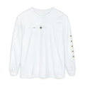 Evil Eye Minimal Line Art Long Sleeve T-Shirt | Sleeve Motif
