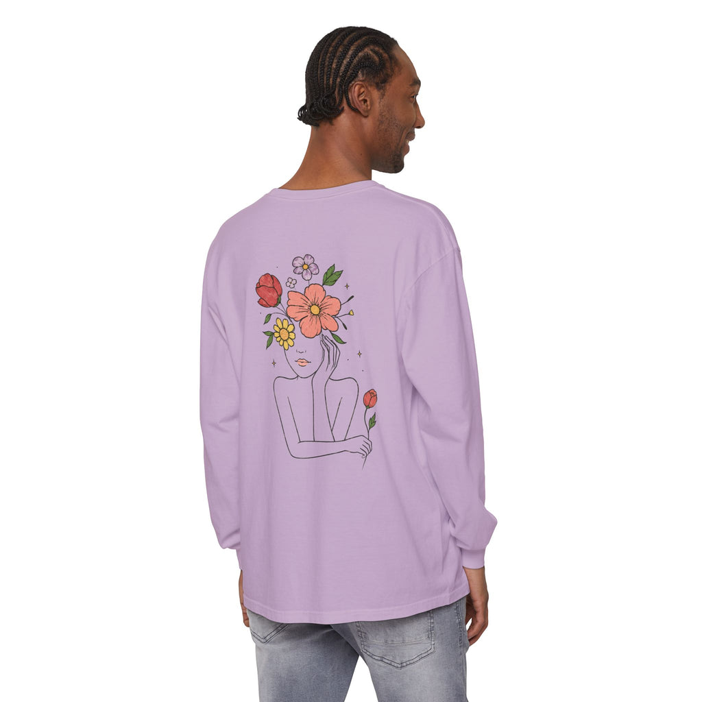 Unisex Garment-dyed Long Sleeve T-Shirt