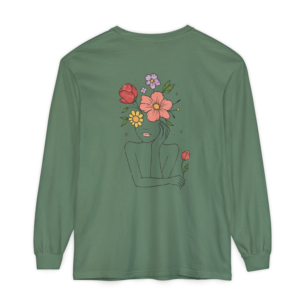 Unisex Garment-dyed Long Sleeve T-Shirt