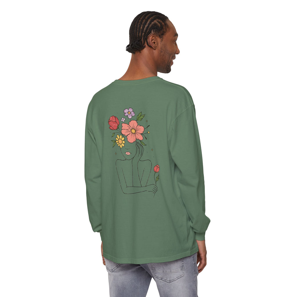 Unisex Garment-dyed Long Sleeve T-Shirt