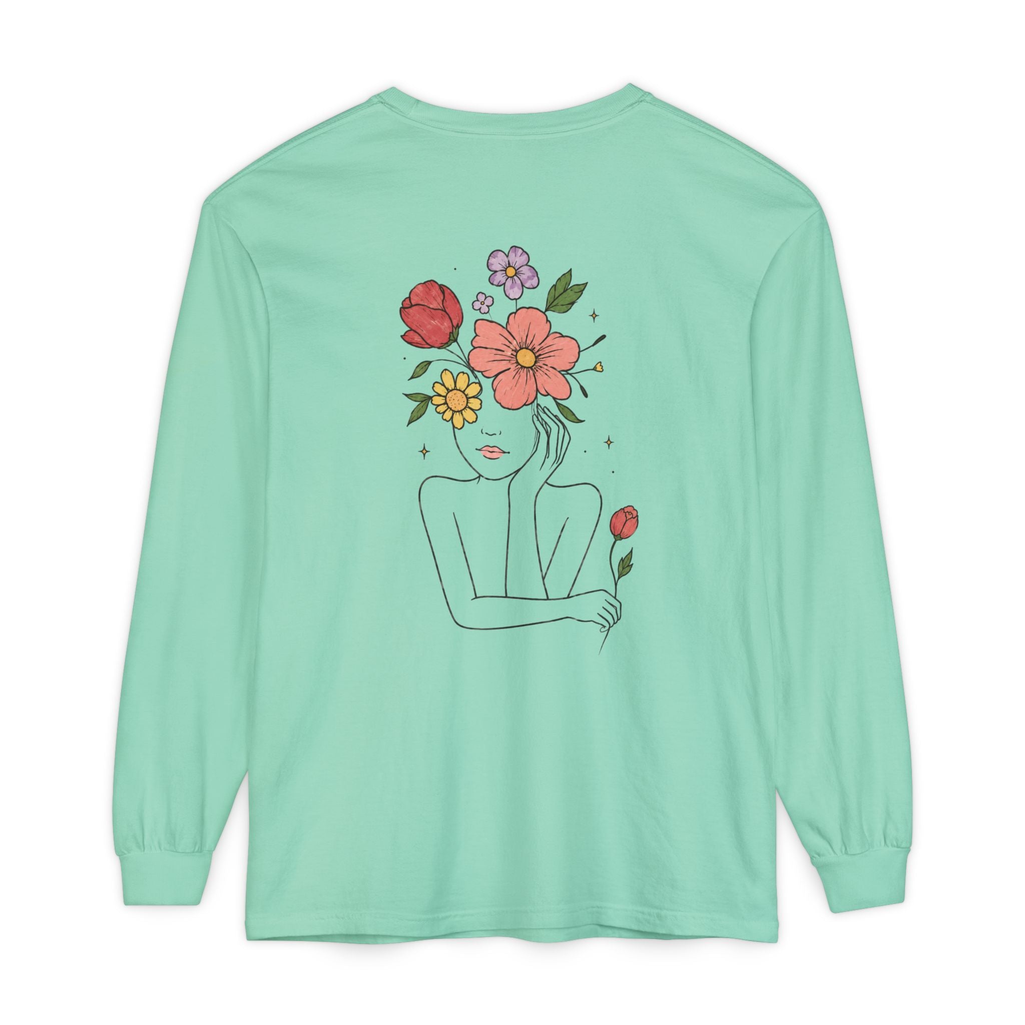 Unisex Garment-dyed Long Sleeve T-Shirt